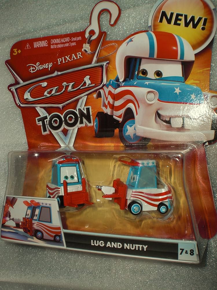 Disney Pixar Cars Toon Lug and Nutty #7 & #8 : Amazon.com.mx